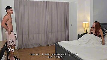 Cum twice in stepsister's pussy secretly