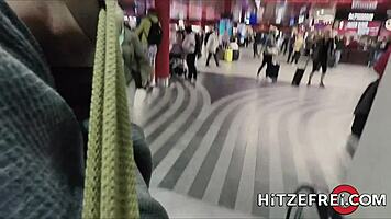 Wow! Hitzefrei German MILF Caroline Ardolino takes a huge cock and facial!