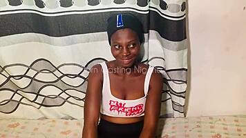 casting session with petite 18+ melanin may today