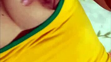 Mexican actress Alexia in intimate scene