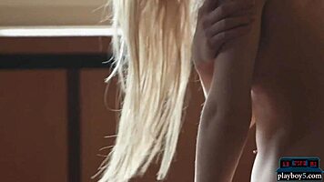 tiny russian teen rips clothes while posing shaved pussy and tits