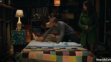 Lizzy Caplan Performs Topless Blowjob With Small Tits In Frankie Boom