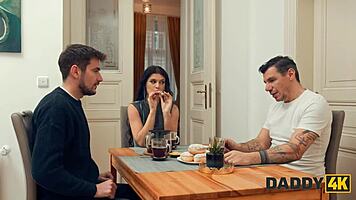 Hey, small 18+-titted brunette, cheating on your bf next door?