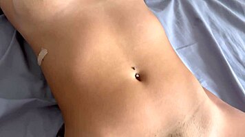 Kinky Girlfriend with Pierced Nipples Begs Not to Cum Inside