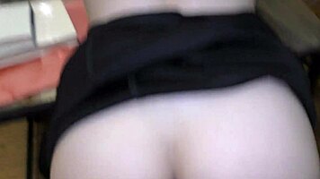 Teacher Fucked Student Baby Bamby in Ass During Private Lesson, Forced Cock Sucking Under Table NRX049.