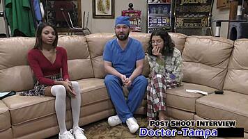 solana undergoes intense university entrance physical with dr tampa's toys