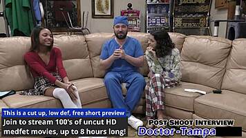 solana undergoes intense university entrance physical with dr tampa's toys