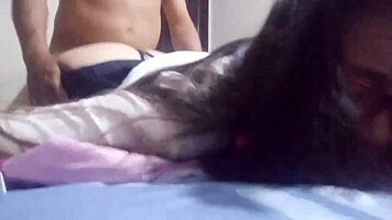naughty kitten skips class for stepdad's dick on halloween night