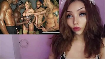 Famous Model Gets Fucked By Black Cocks And Filled With Semen!