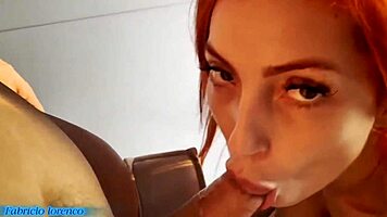 Latina Redhead Maid Gets Pounded Hard in Cute Ass