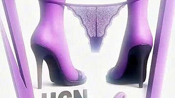 three skinny girls explore lesbian fun with a huge dildo