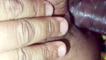 indian girlfriend sucks and gets pounded hard in bedroom