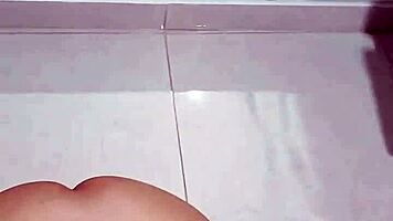 Hey, this couple helps the maid's daughter with some morning fun in public