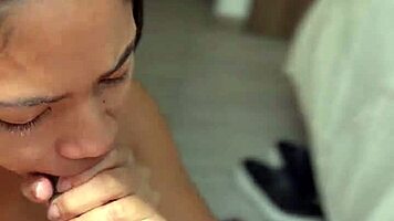 Amateur Couple Feels Neighbor's Huge Cock For First Time With Intense Fucking