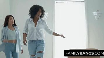 Misty Stone Vina Sky Visit Lesbian Stepmom