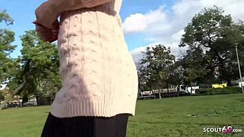 German Scout - Czech Young 18+ Jennifer Fucked at Street Casting!