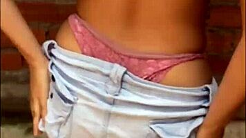 Young babe says, 'Break my ass for a bet, I love cheating!'