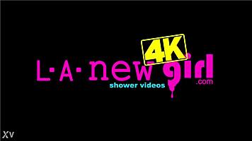 cute teen slut asks, did you see me take a shower?