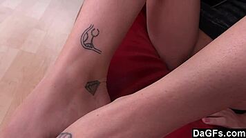 Cute Brunette With Glasses Masturbates In Casting Audition