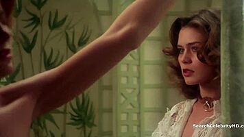 Retro Celebrities Corinne Clery and Jehanne Blaise in Histoire 1975