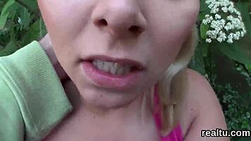 Charming czech sweetie is seduced in the mall and drilled in pov