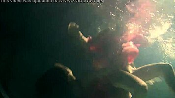 Lilia Mihalkova and Natalia Kupalka dive into intense underwater lesbian action
