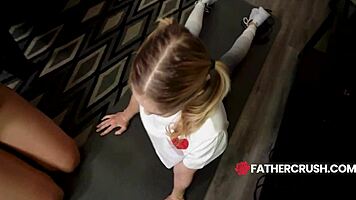 sassy stepdaughters visit their uncle for a family gathering.