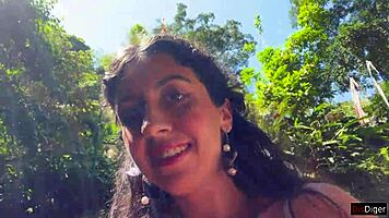 I Got Cum on My Face in a Public Locker Room and Did a Cumwalk by the Waterfall