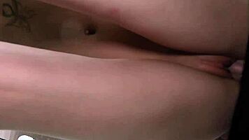 Birthday girl caught stealing, punished with hard fucking in back office.