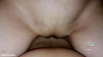 i saw my latina neighbor babe, she looks so young 18+ with tight small waist, cum covered from college couple fun