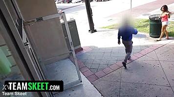 naughty teen punished by police for dancing and fucking in fetish case.