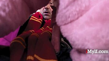 Horny MILF in Potter cosplay