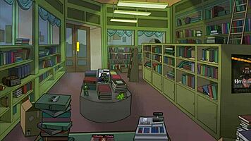 Blonde girlfriend narrates deepthroat and pussy play in witch hunter