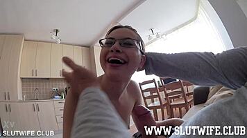 Karla Rose teaches Aprill deepthroating cock like a whore in academy