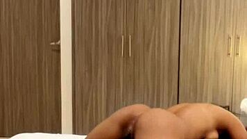 Cute Latina rides BBC and swallows cum