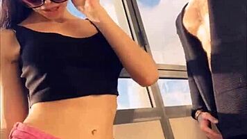 hot pornstar sasha rose dances striptease