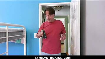 young teen, did you get in trouble with step mom? now step dad will handle you