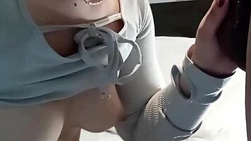 Homemade pov sex ends with creampie in juicy big ass