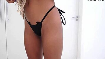 Very Slim Petite 18y Brazilian Beautiful Ebony Angel Chocolatinha First Ever Double Penetration Dp 2on1 Anal Slim