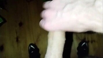 New 18-Year-Old Amateur Masturbates to Intense Orgasm and Cum