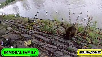 Dean and Dan team up for a wild double vaginal pounding on petite Serina Gomez in Prague. They make her moan in ecstasy.