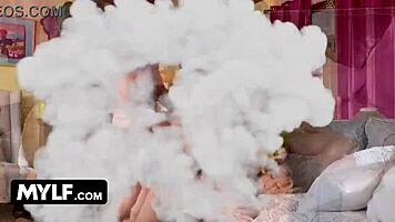 crazy pussyjuice beetlejuice parody with hairy beaver group