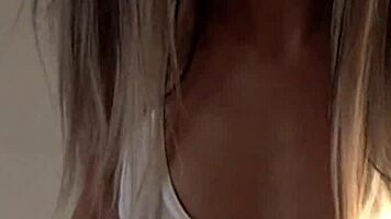 is a blowjob from skinny petite candie cross the best way to start your early morning pov?