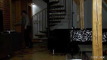 Petite Blonde Licks Cum After Sex