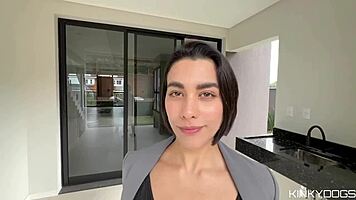 Hey, this beautiful big ass real estate agent rides that huge cock to seal the deal 😉