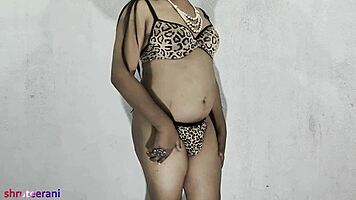 animal print fun continues with this indian shemale crossdressing in part 2 😘