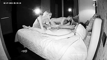 Two Guest Girls in Group Action with Young Males