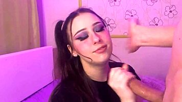 hardcore sloppy deepthroat with big natural tits 😏. teen tries face fucking first time.