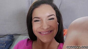 Patron's HAIRY PUSSY gets FUCKED by money-hungry daddy's step daughter.