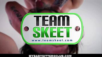 Does The Hunky Boss Mr McLane Fuck The Hot Teen Babysitter Paris Cummings In Spooning, Cowgirl, And Doggystyle?